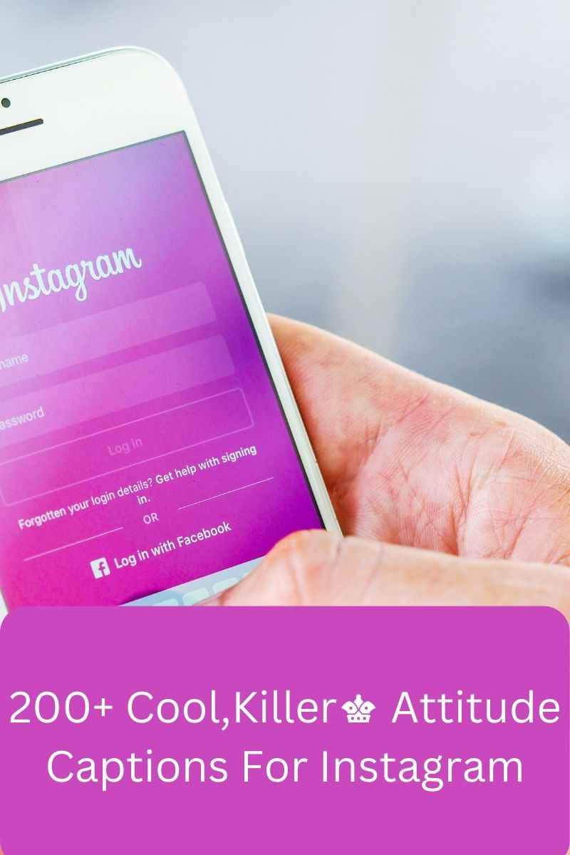 Cool,Killer♛ Attitude Captions For Instagram